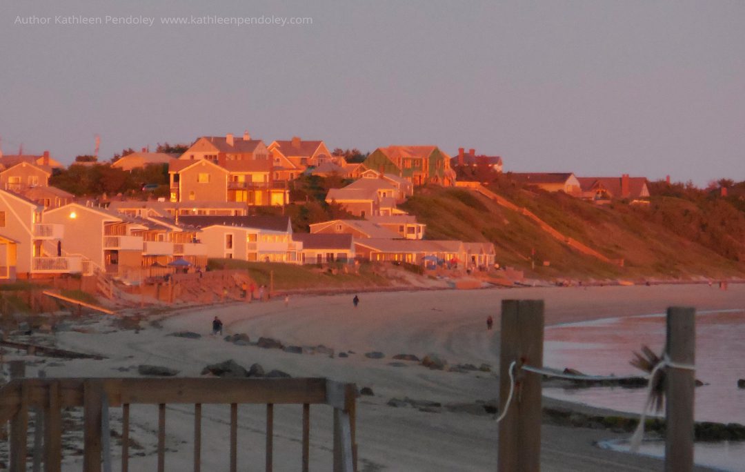 Author Kathleen Pendoley Cape Cod beach and sunset