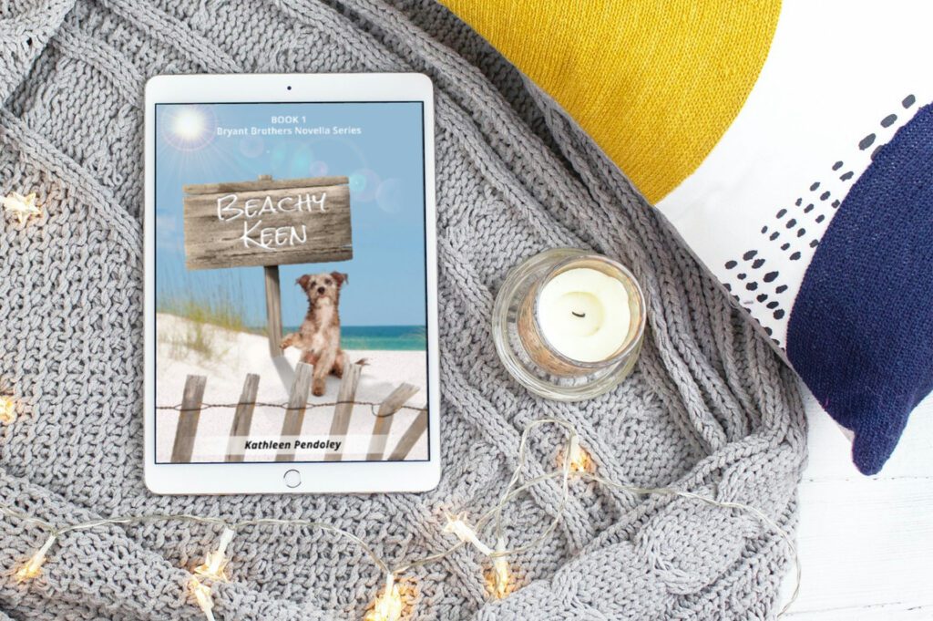 Author Kathleen Pendoley - romance novel "Beachy Keen"