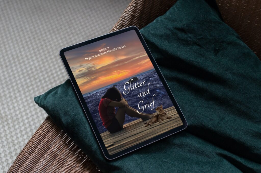 author-kathleen-pendoley-ebook-cover-design-glitter-and-grief-romance-novel-3