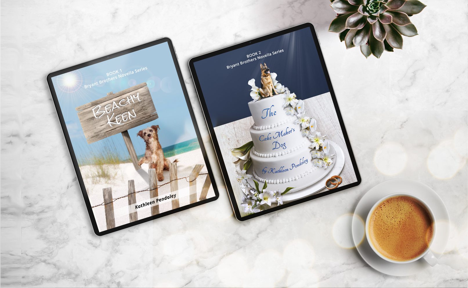 "Beachy Keen" and "The Cake Maker's Dog" by Author Kathleen Pendoley